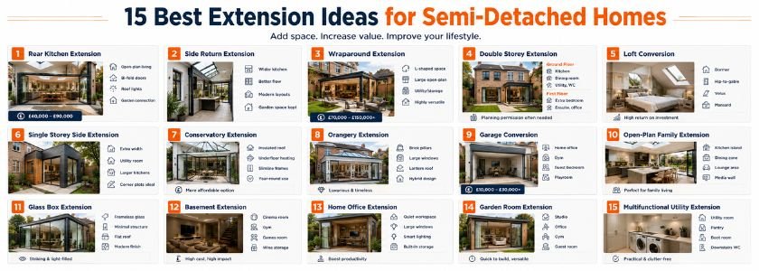 15 Extension Ideas for Semi Detached Houses