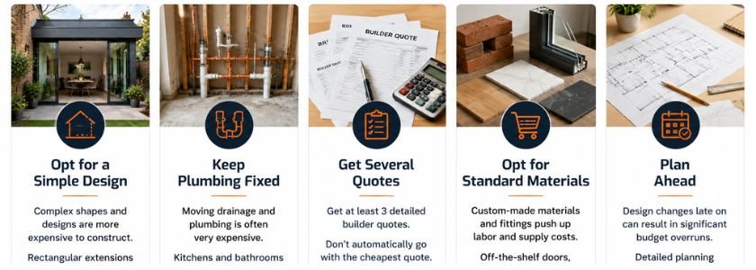 Ways to Reduce House Extension Costs 